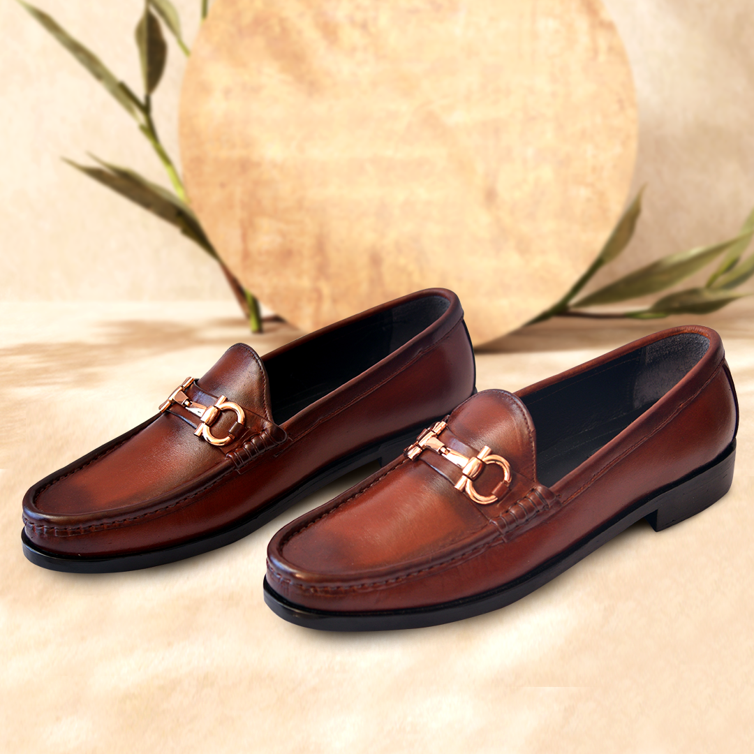 Imperial Facet Formals Leather Loafers- 16570