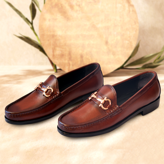 Imperial Facet Formals Leather Loafers- 16570