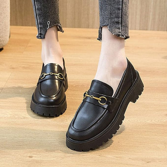 Casual Women Leather Shoes- 16576