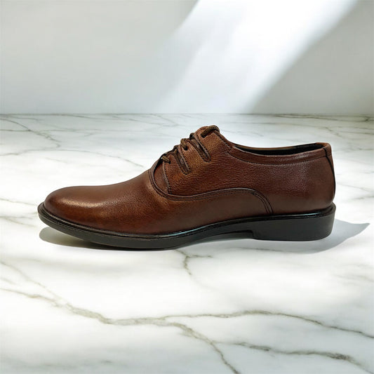 Brown Premium Brown Leather Formal Shoes-16609