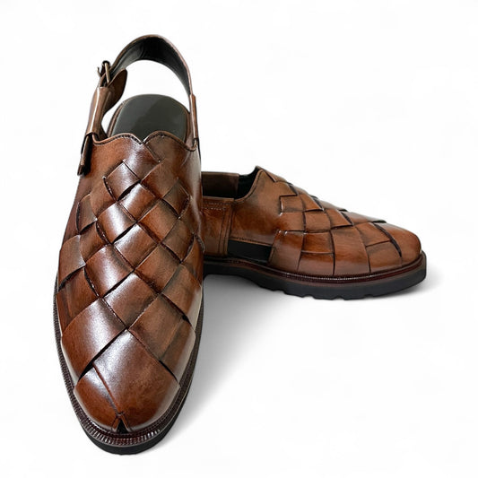 Luxury Criss-Cross Inner Padded leather Sandal-16615