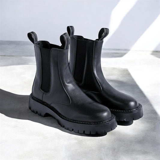 Classic Chelsea Antique Leather Boots-16521