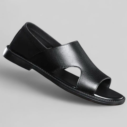 Elegant Leather Toe-Post Sandals- 16586