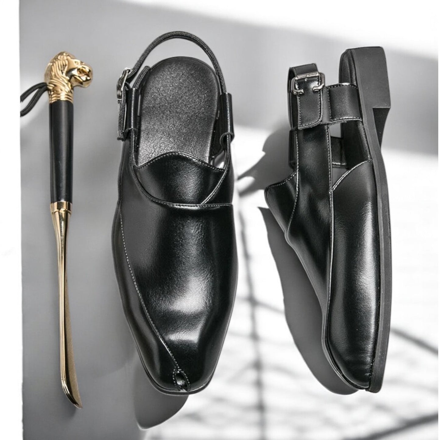 Italian Leather Leisure Chappals - 16589