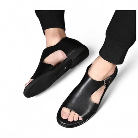 Premium Leather Strap Sandal- 16604