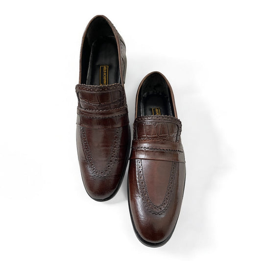 Prestige Croc-Embossed Loafers 16620