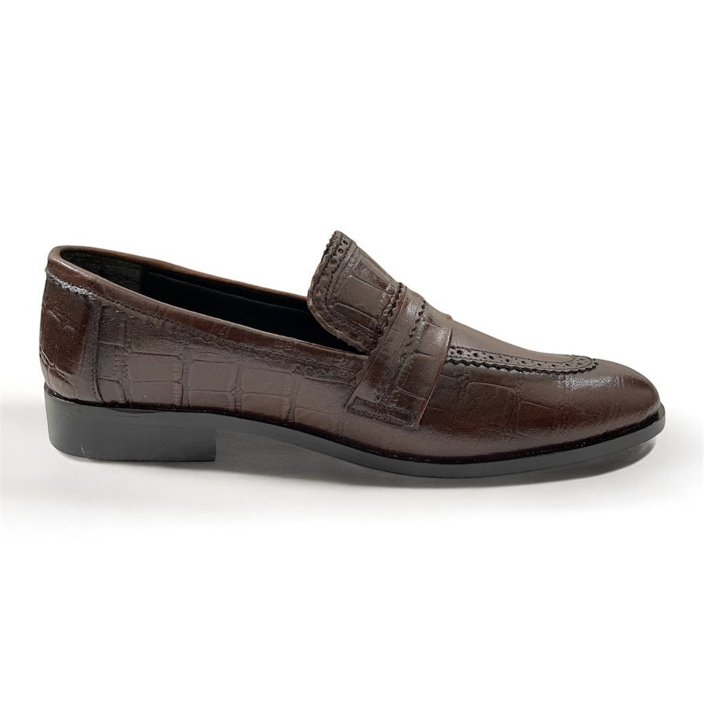 Prestige Croc-Embossed Loafers 16620