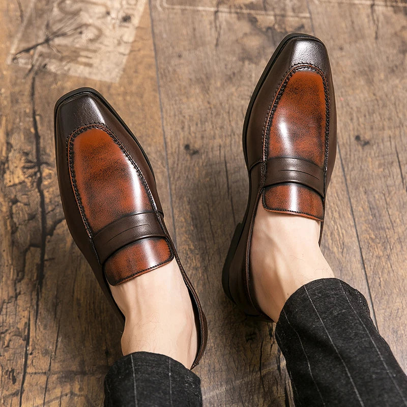 Causal Leather Shoes- 16601
