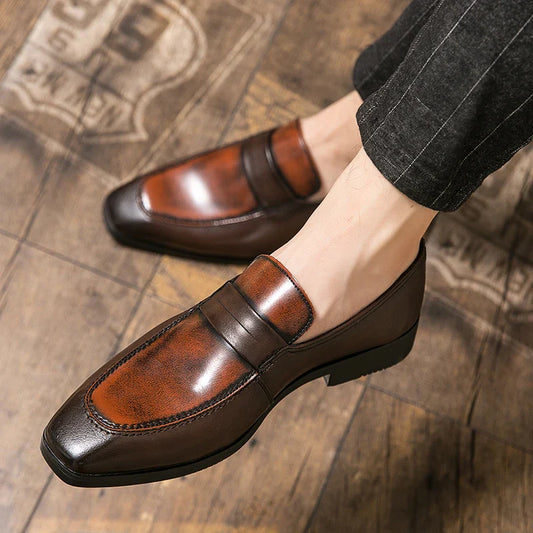 Causal Leather Shoes- 16601