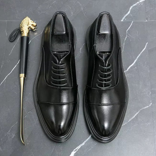 Formal Leather Oxford Cap-Toes-16529