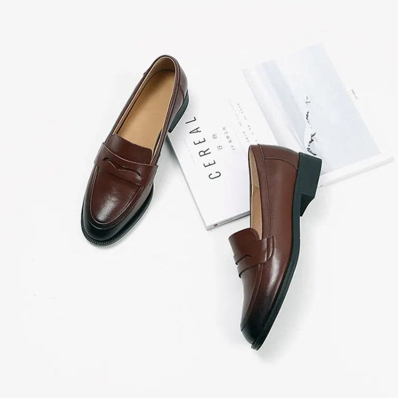 Casual Lunette French Slip-Ons Penny Loafers- 16579