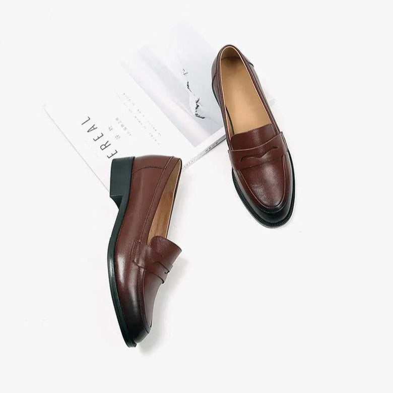 Casual Lunette French Slip-Ons Penny Loafers- 16579