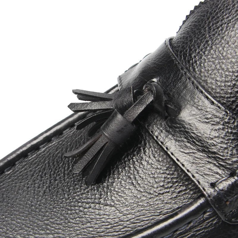 Premium Formal Leather Tassel Loafers For- 16582