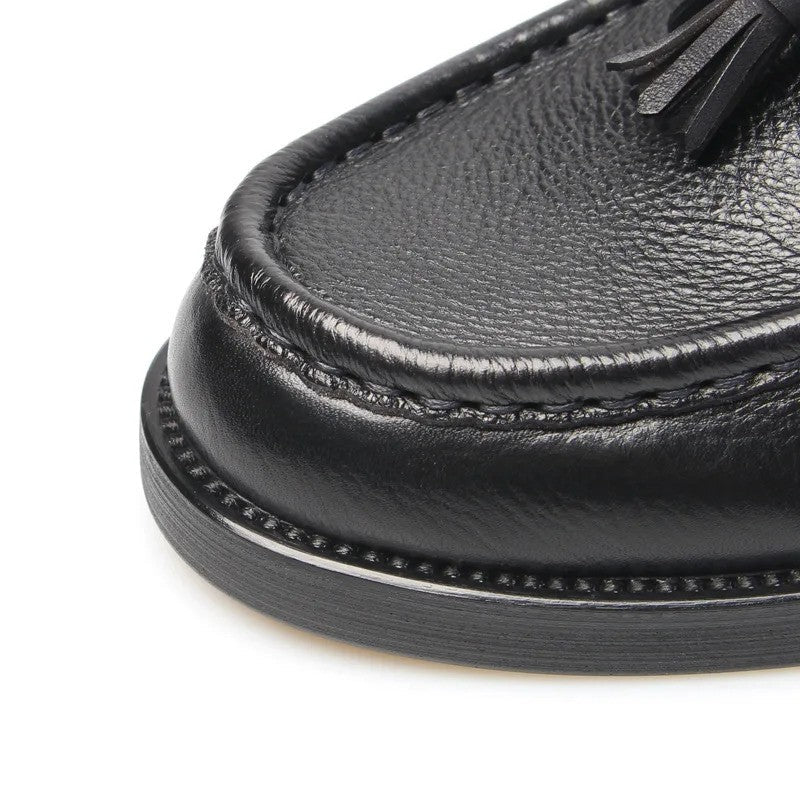 Premium Formal Leather Tassel Loafers For- 16582