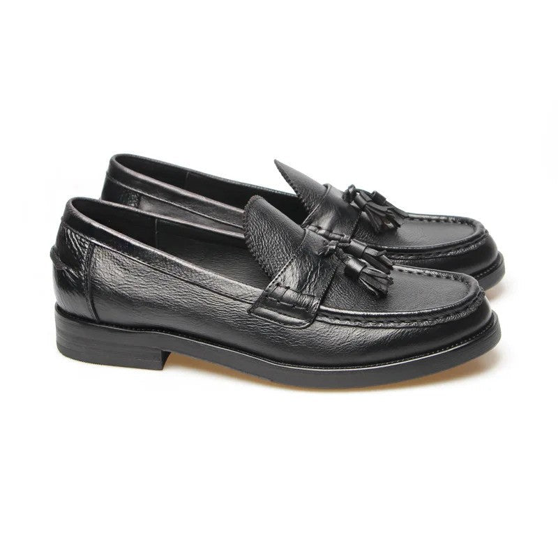 Premium Formal Leather Tassel Loafers For- 16582