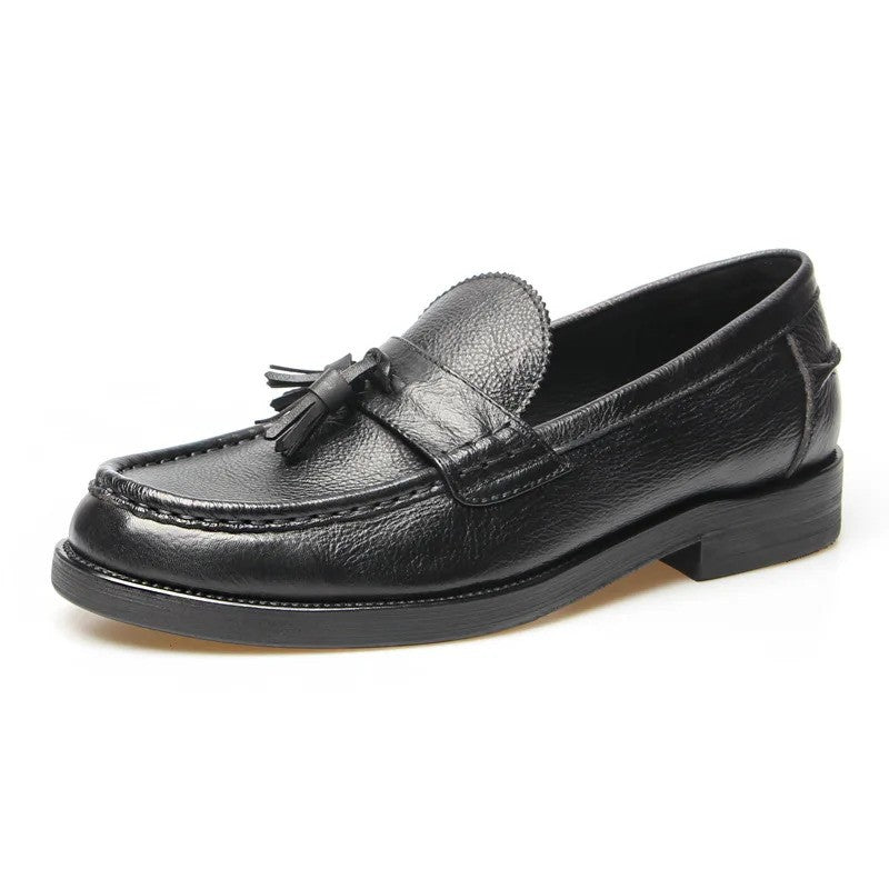 Premium Formal Leather Tassel Loafers For- 16582