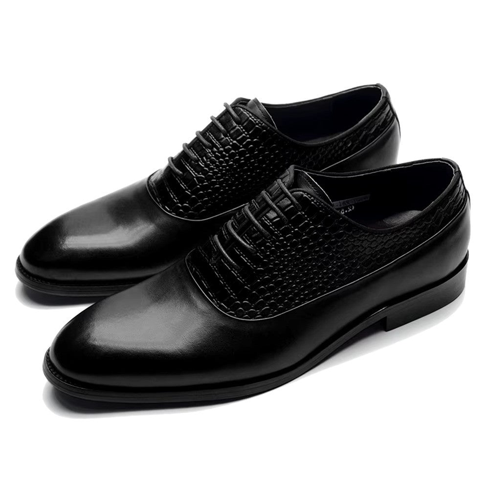 Patina-Finished Handcrafted Dress Shoes-16598