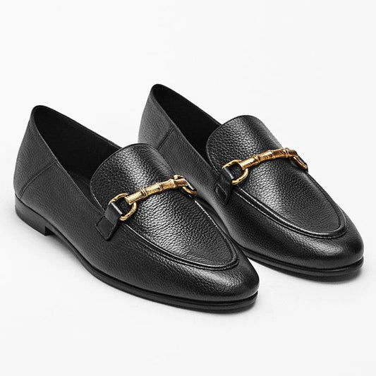 Luxury Italian Leather Ballet Flats- 16584