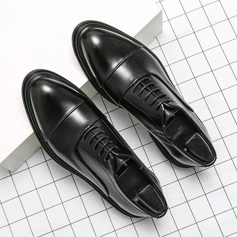 Formal Leather Oxford Cap-Toes-16529
