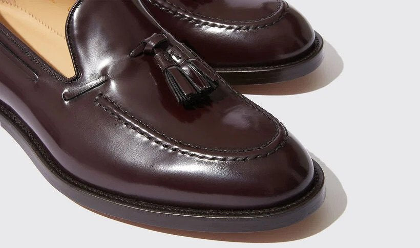 Burgundy Kiltie Loafer-16537
