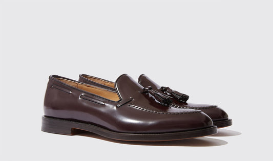 Burgundy Kiltie Loafer-16537