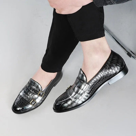 Classic Goodyear-Welted Pure Leather Shoes-16573
