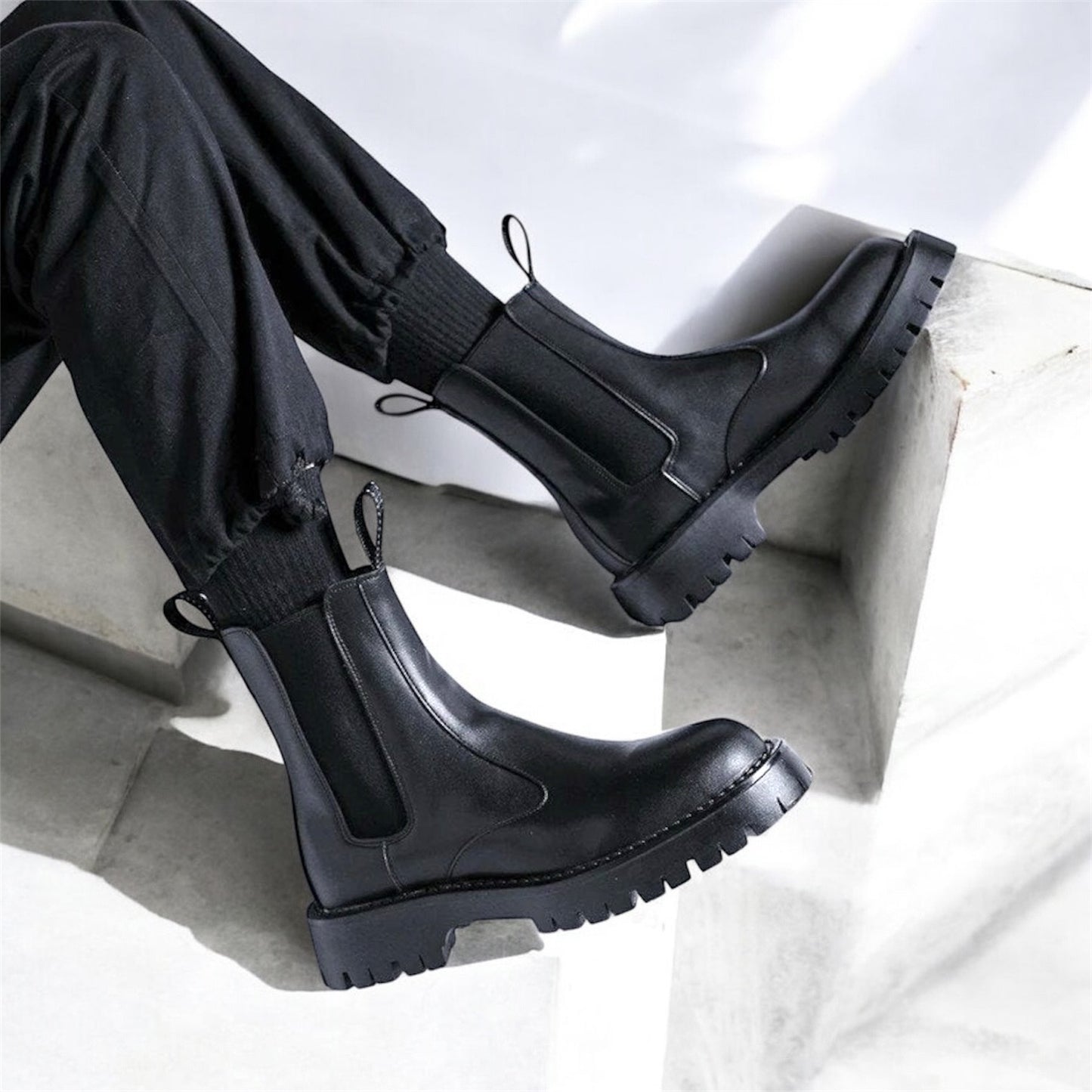 Classic Chelsea Antique Leather Boots-16521