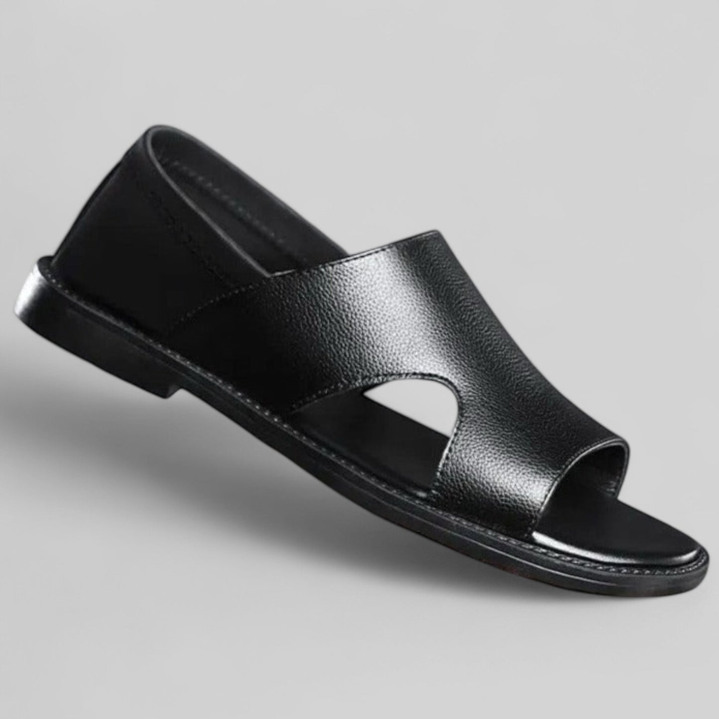 Elegant Leather Toe-Post Sandals- 16586