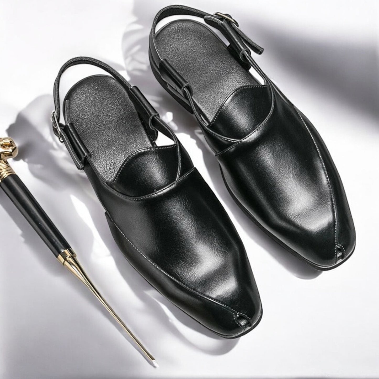 Italian Leather Leisure Chappals - 16589