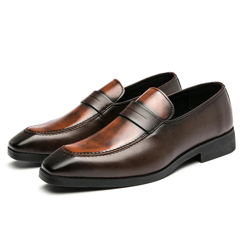 Causal Leather Shoes- 16601
