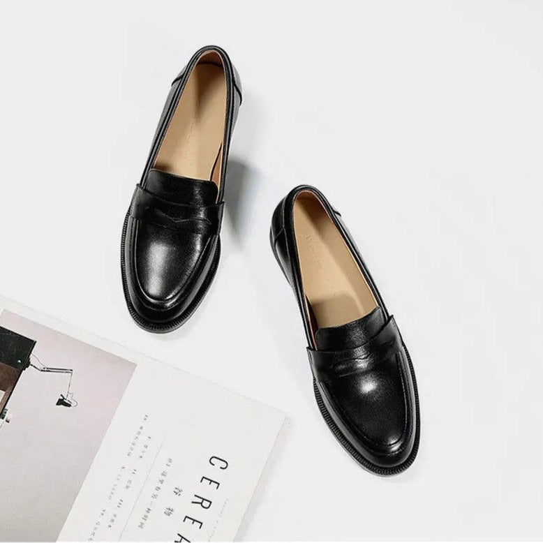 Casual Lunette French Slip-Ons Penny Loafers- 16579