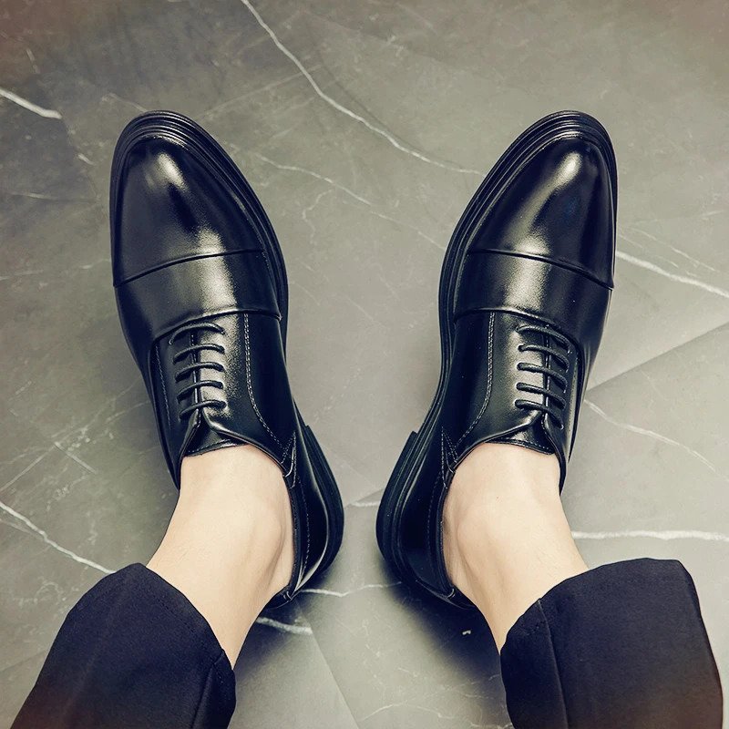 Formal Leather Oxford Cap-Toes-16529