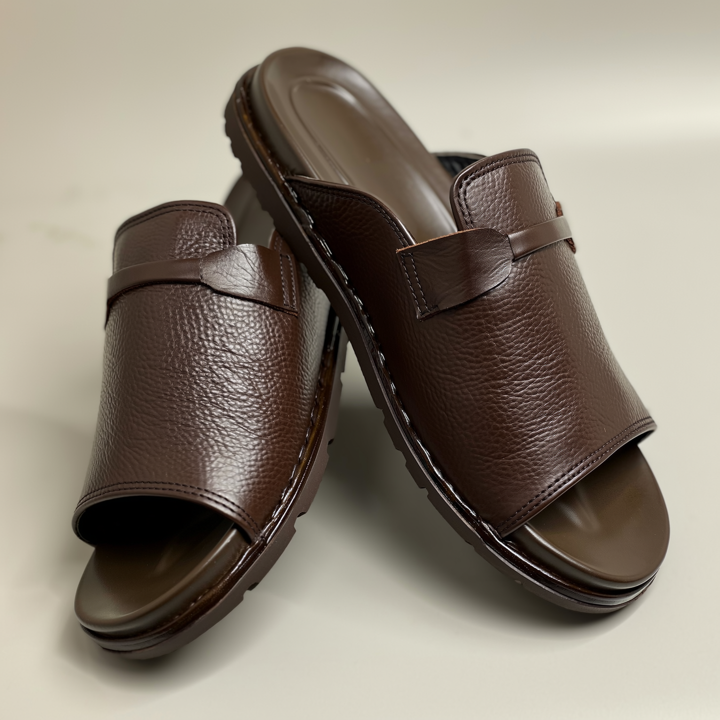 Monarch Leather Cushion Sandals - 16625