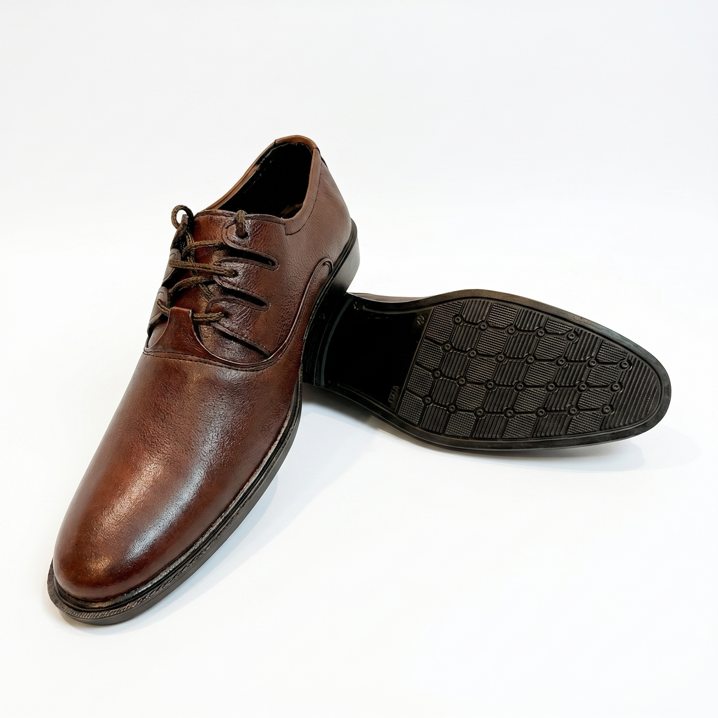 Brown Premium Brown Leather Formal Shoes-16609