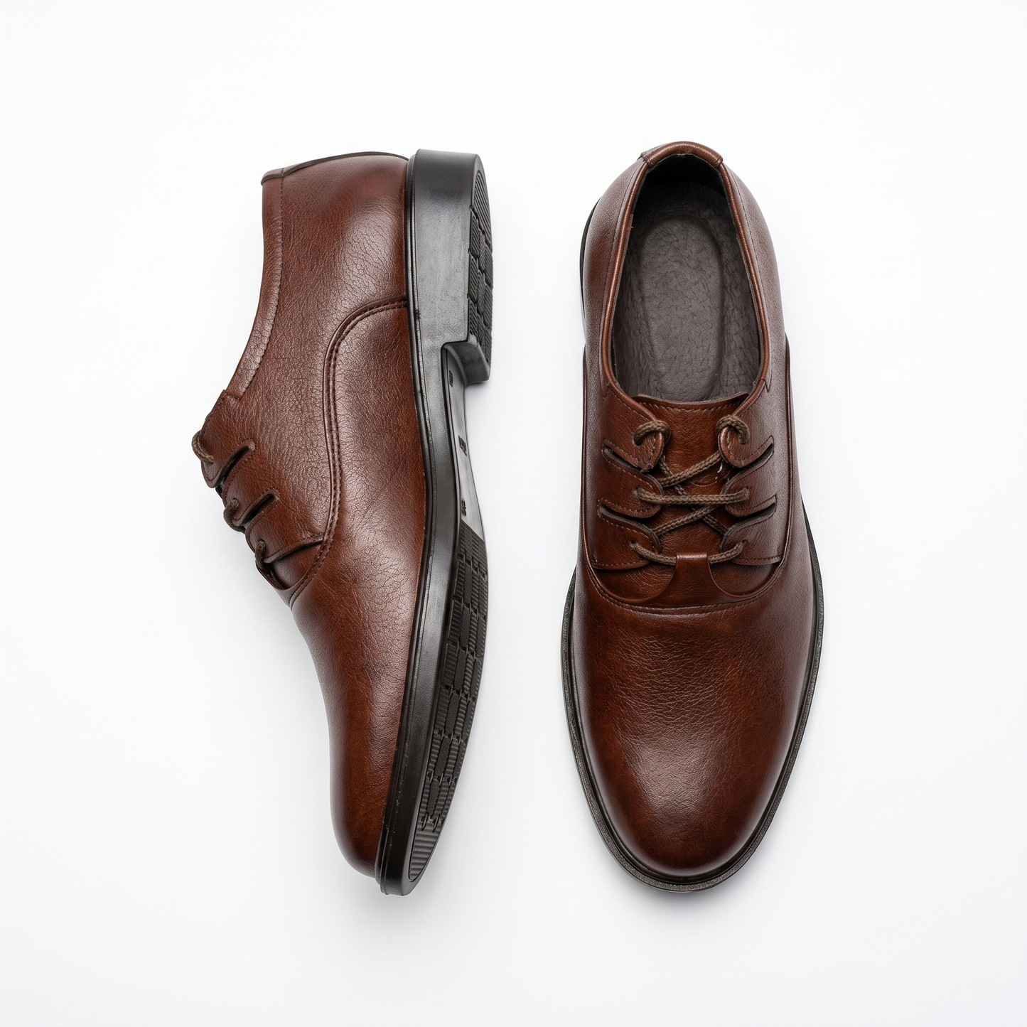 Brown Premium Brown Leather Formal Shoes-16609