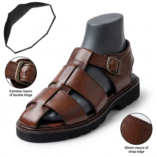 Premium Leather Sandal -16614
