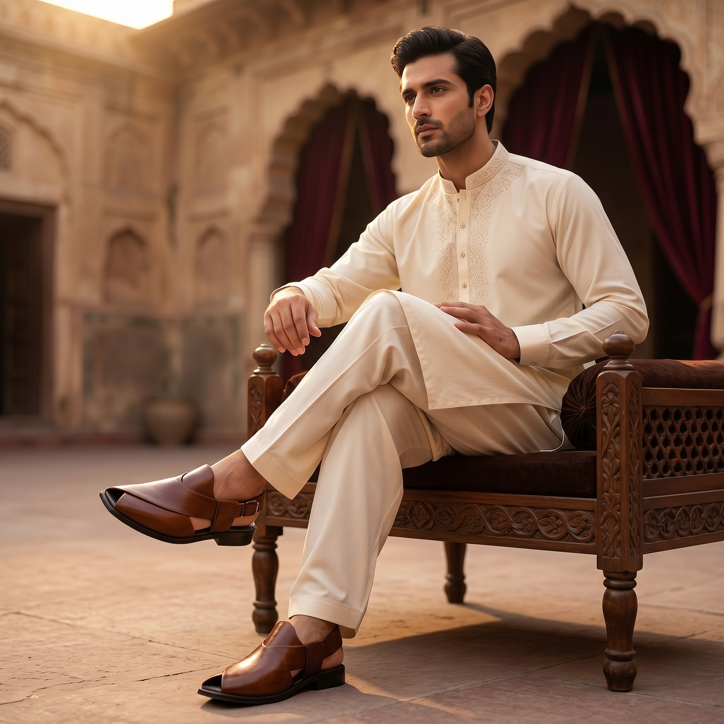 Premium Quality Handmade Peshawari Chappal Men- 16605